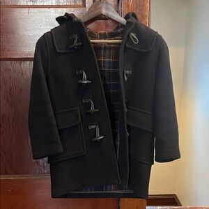 Kids Navy Duffle Coat